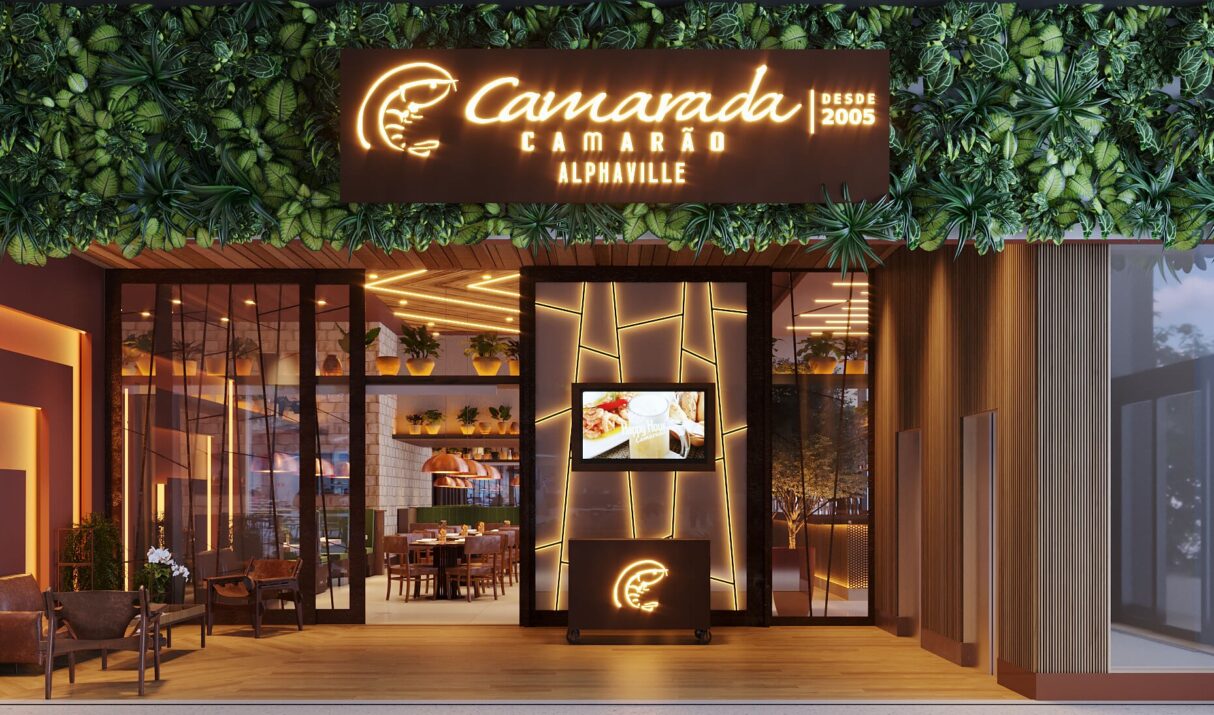 Restaurante Camarada Camarão Shopping Tamboré em Alphaville– brinquedoteca excelente